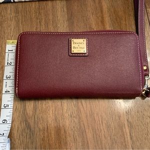 Original Dooney& Bourke Wristlet Burgundy